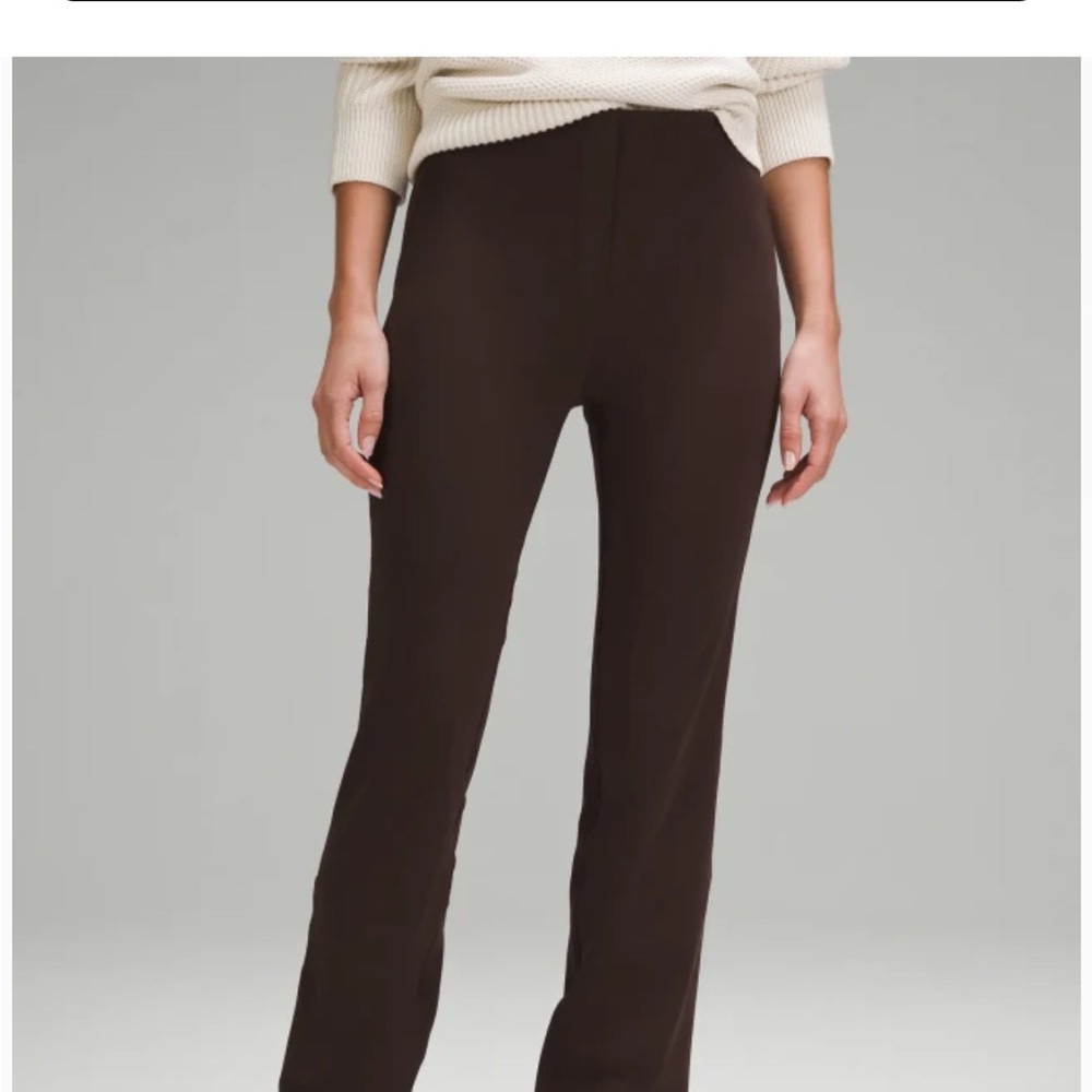 lululemon athletica Dark Brown Straight Leg Pants